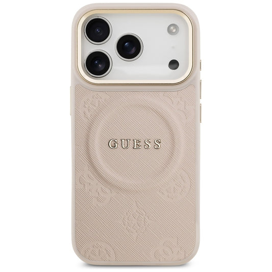 MagSafe futrola za Apple iPhone 17 Pro, Guess, Peony Hot Stamp, Roze