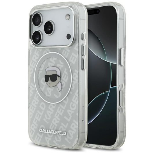 Futrola MagSafe za Apple iPhone 17 Pro, Karl Lagerfeld, IML Karl`s Head, Siva