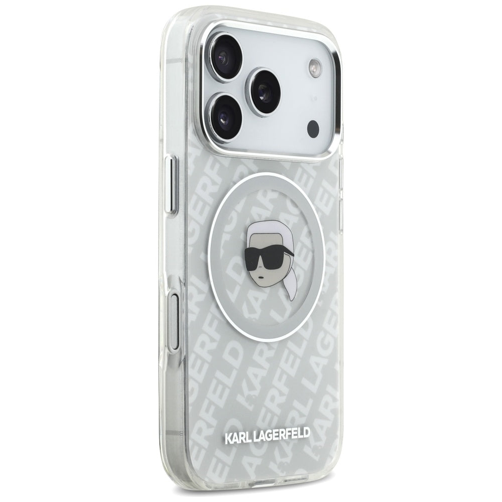 Futrola MagSafe za Apple iPhone 17 Pro, Karl Lagerfeld, IML Karl`s Head, Siva