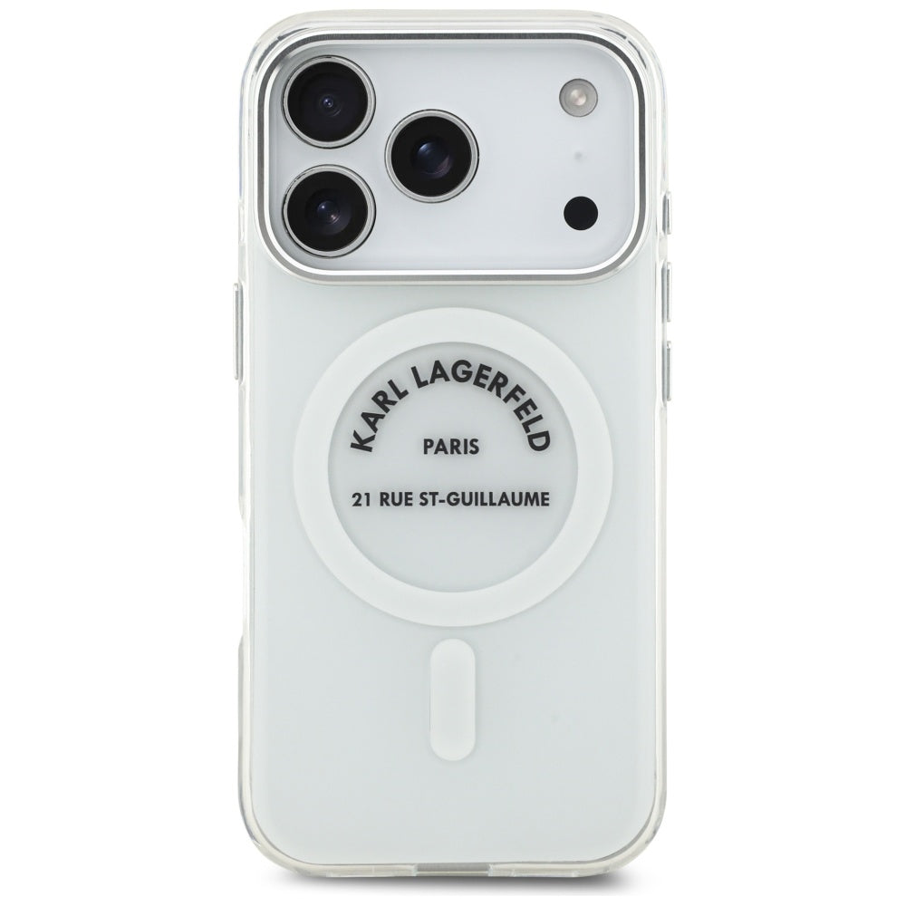 Futrola MagSafe za Apple iPhone 17 Pro, Karl Lagerfeld, IML Logo RSG, Providna