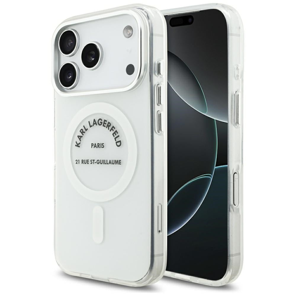 Futrola MagSafe za Apple iPhone 17 Pro, Karl Lagerfeld, IML Logo RSG, Providna
