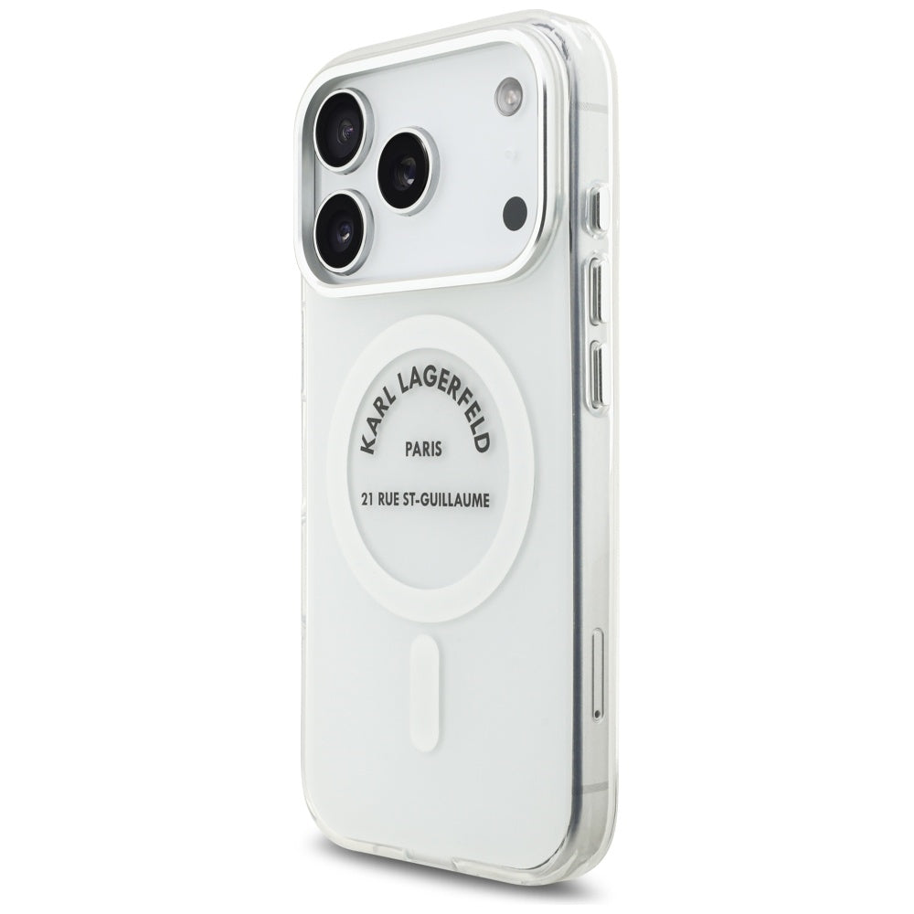 Futrola MagSafe za Apple iPhone 17 Pro, Karl Lagerfeld, IML Logo RSG, Providna
