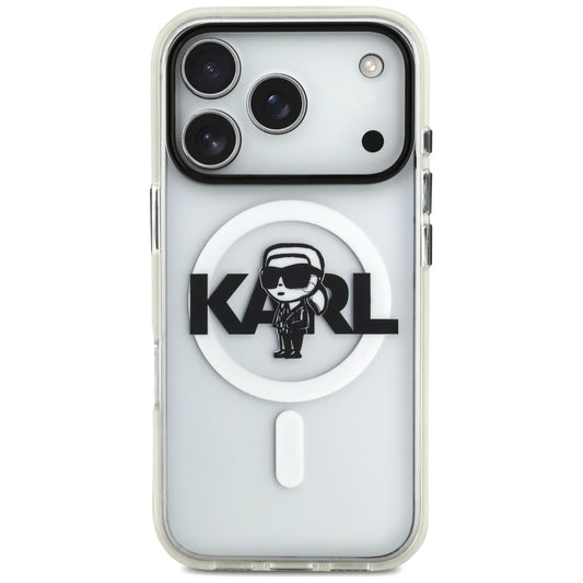Futrola MagSafe za Apple iPhone 17 Pro, Karl Lagerfeld, IML Sketch Logo Karl, Providna
