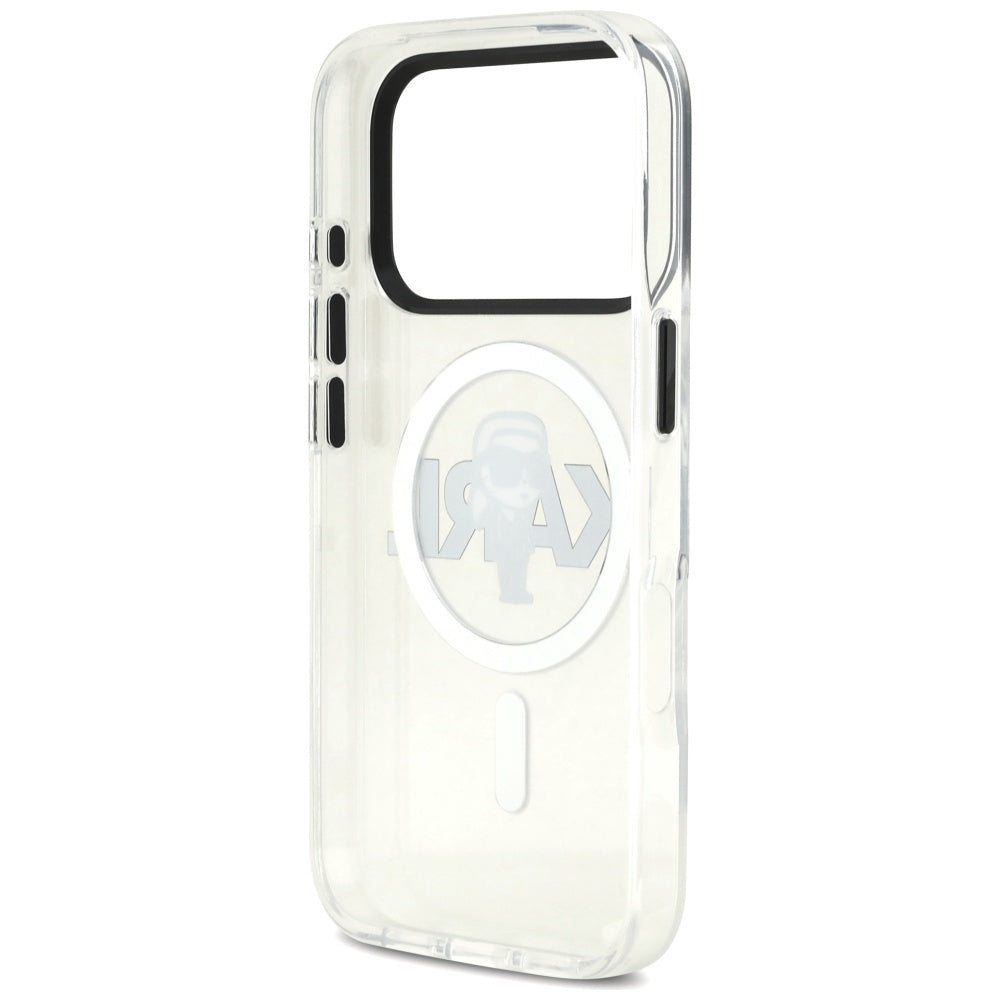 Futrola MagSafe za Apple iPhone 17 Pro, Karl Lagerfeld, IML Sketch Logo Karl, Providna