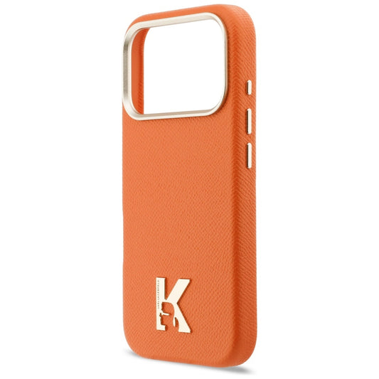 Futrola MagSafe za Apple iPhone 17 Pro, Karl Lagerfeld, Karl Head Logo, Narandžasta