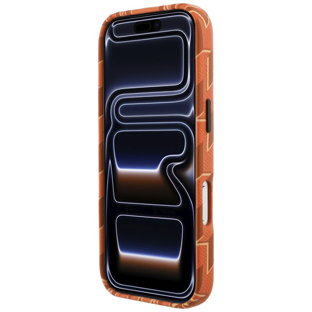 Futrola MagSafe za Apple iPhone 17 Pro, Karl Lagerfeld, KL Monogram Logo, Narandžasta