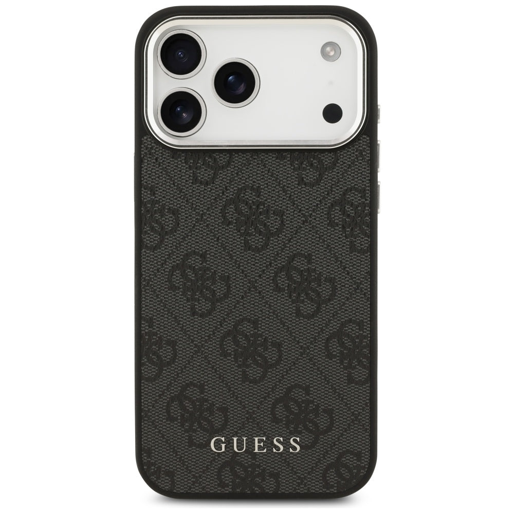 Futrola MagSafe za Apple iPhone 17 Pro Max, Guess, 4G Classic Logo, Crna
