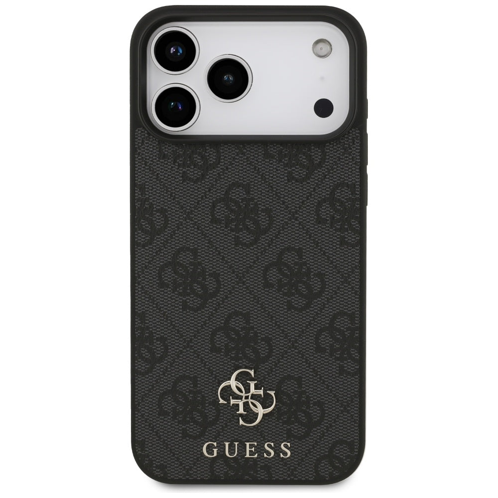 Futrola MagSafe za Apple iPhone 17 Pro Max, Guess, 4G Small and Classic Logo, Crna