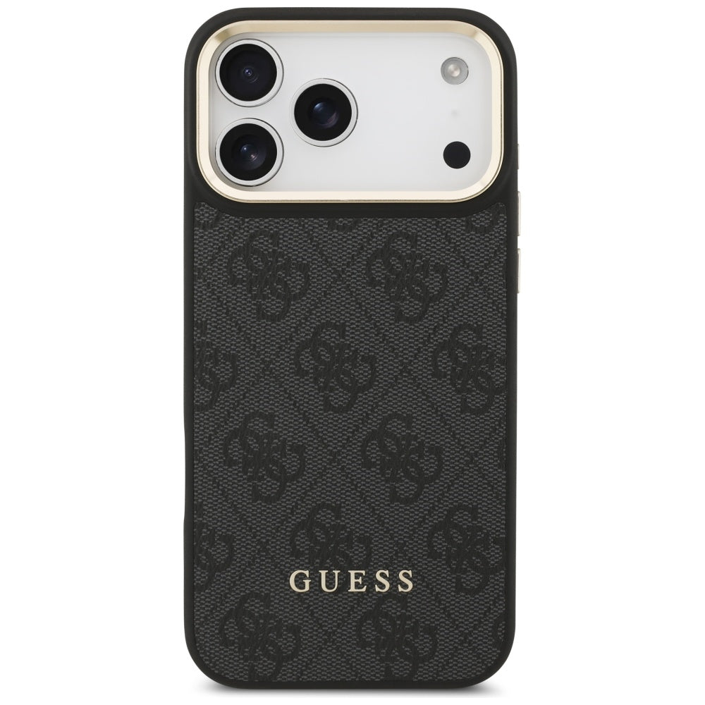 Futrola MagSafe za Apple iPhone 17 Pro Max, Guess, Cardslot 4G, Crna