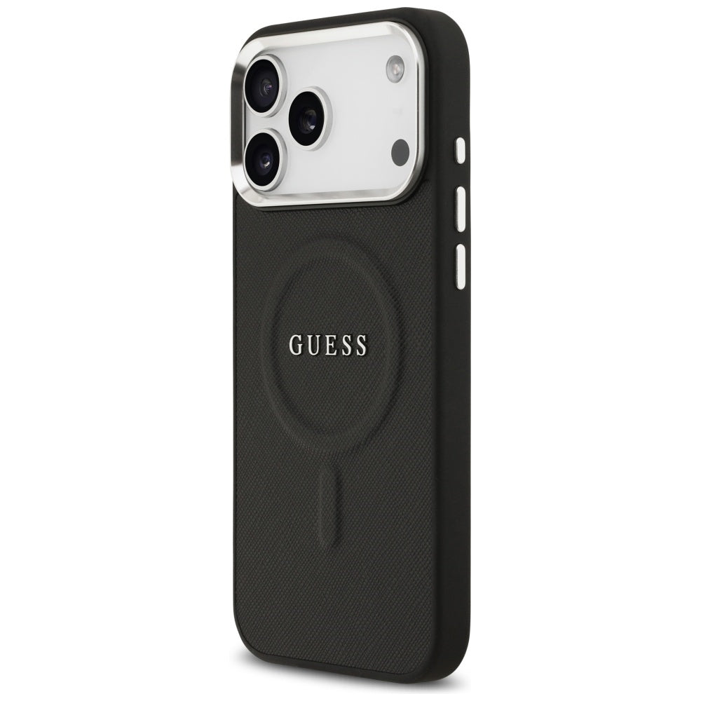 Futrola MagSafe za Apple iPhone 17 Pro Max, Guess, Classic Logo, Crna