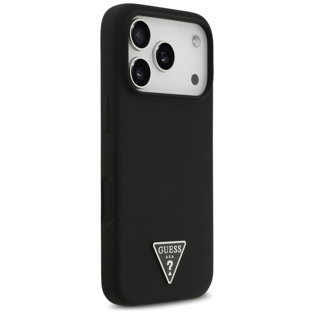 Futrola MagSafe za Apple iPhone 17 Pro Max, Guess, Triangle Logo, Crna
