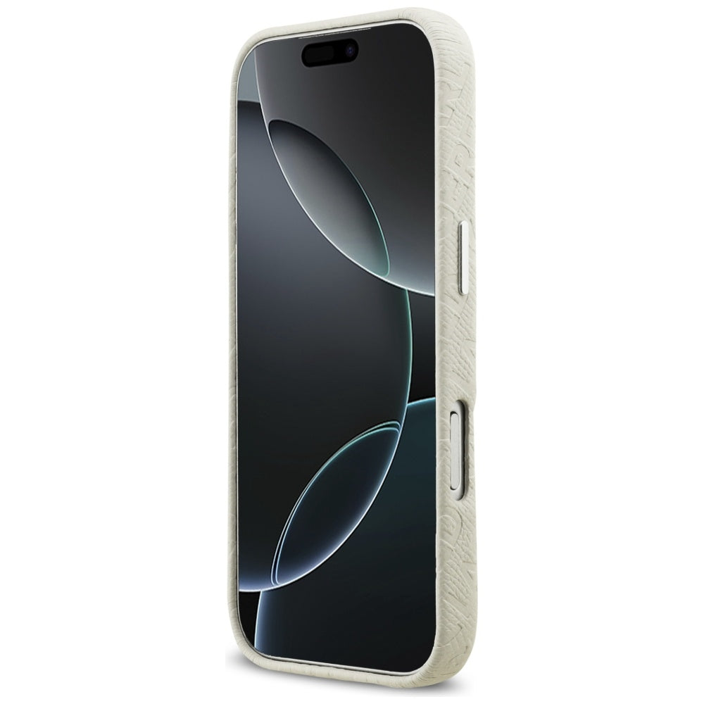 Futrola MagSafe za Apple iPhone 17 Pro Max, Karl Lagerfeld, FW Stamped Karl, Bež