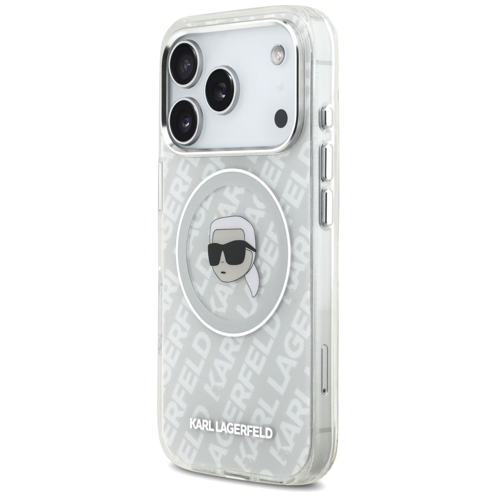 Futrola MagSafe za Apple iPhone 17 Pro Max, Karl Lagerfeld, IML Karl`s Head, Siva