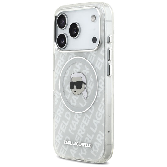 Futrola MagSafe za Apple iPhone 17 Pro Max, Karl Lagerfeld, IML Karl`s Head, Siva