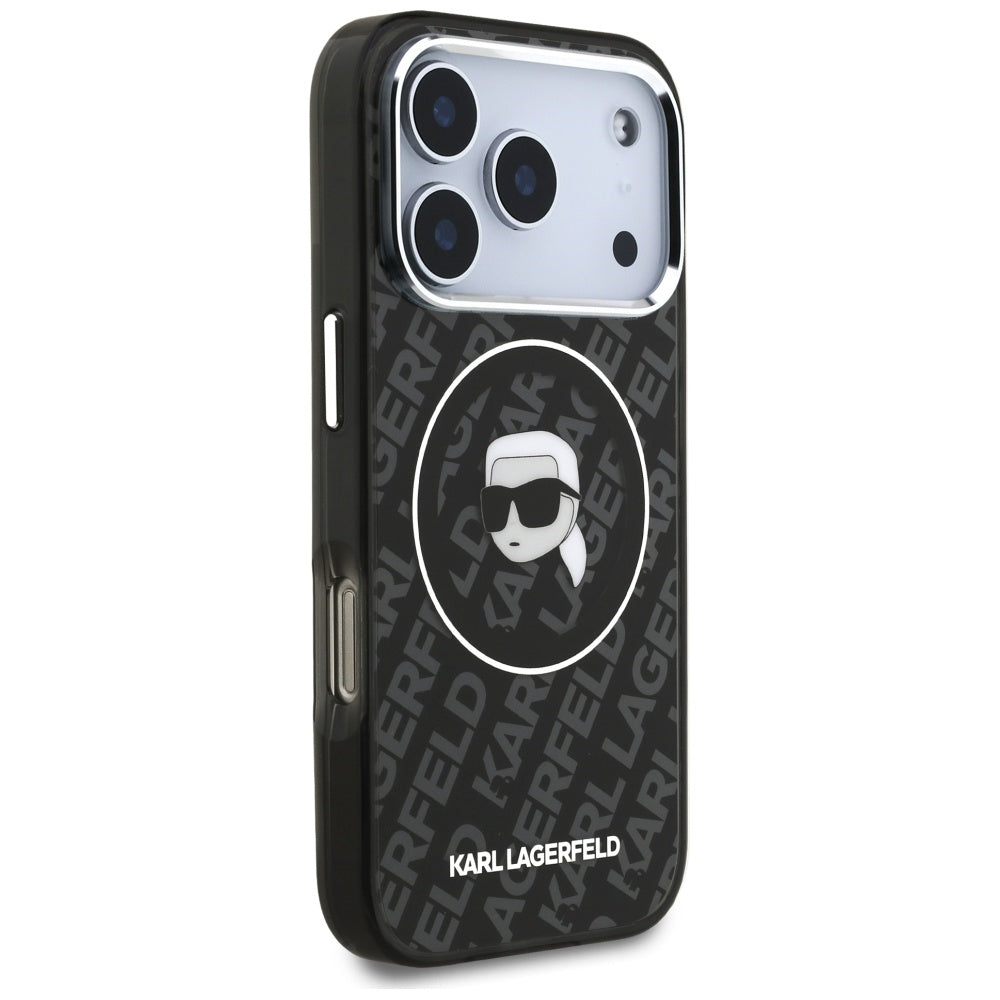 Futrola MagSafe za Apple iPhone 17 Pro Max, Karl Lagerfeld, IML Karl`s Head, Crna