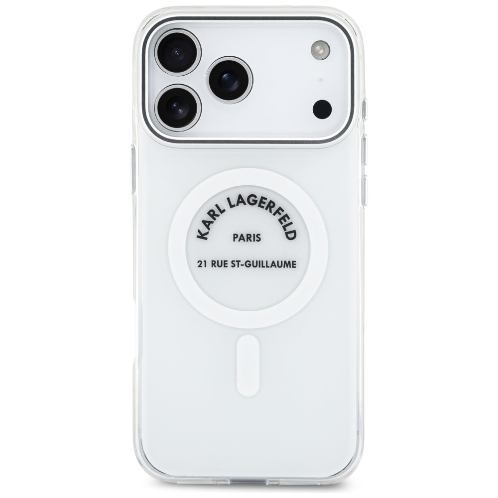 Futrola MagSafe za Apple iPhone 17 Pro Max, Karl Lagerfeld, IML Logo RSG, Providna