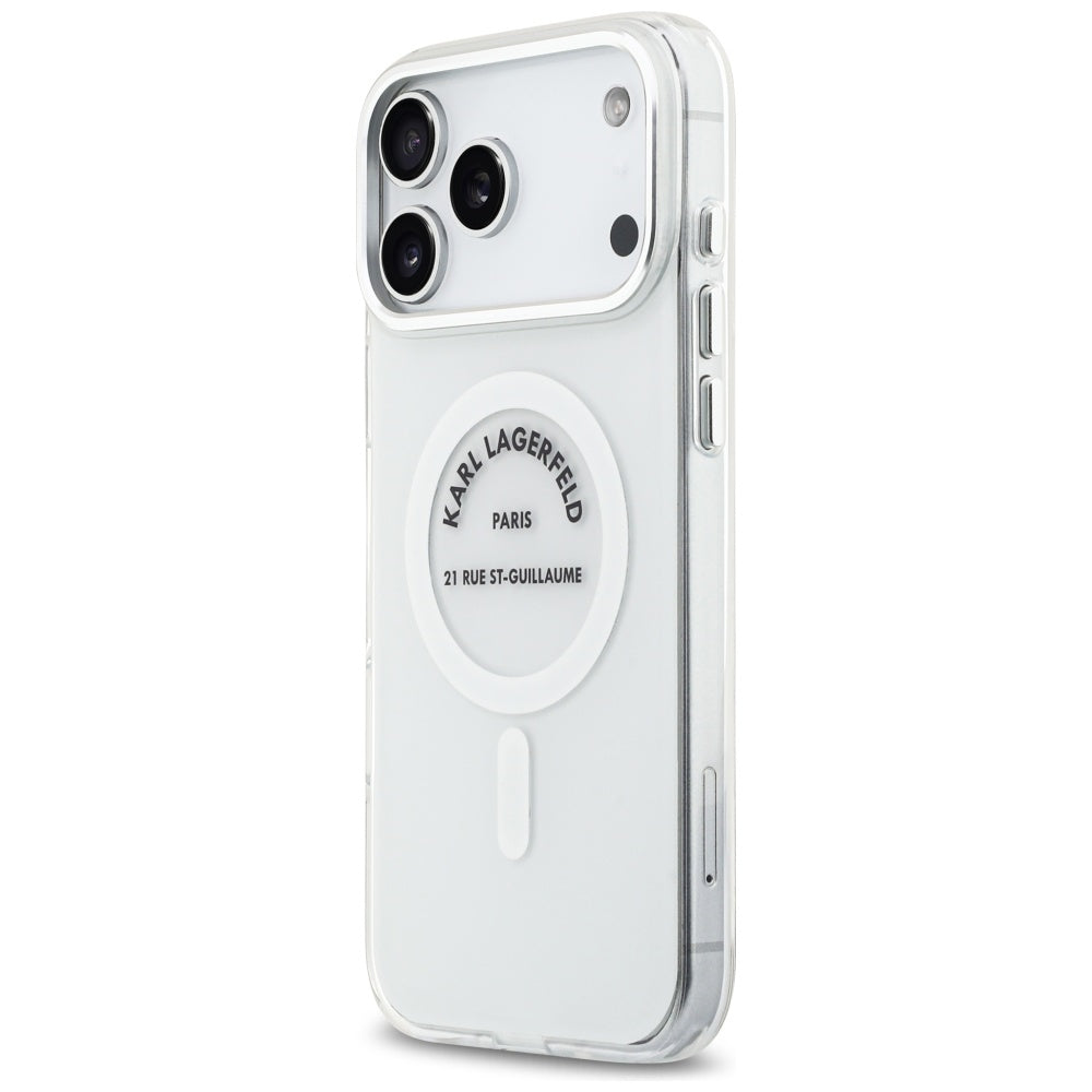 Futrola MagSafe za Apple iPhone 17 Pro Max, Karl Lagerfeld, IML Logo RSG, Providna
