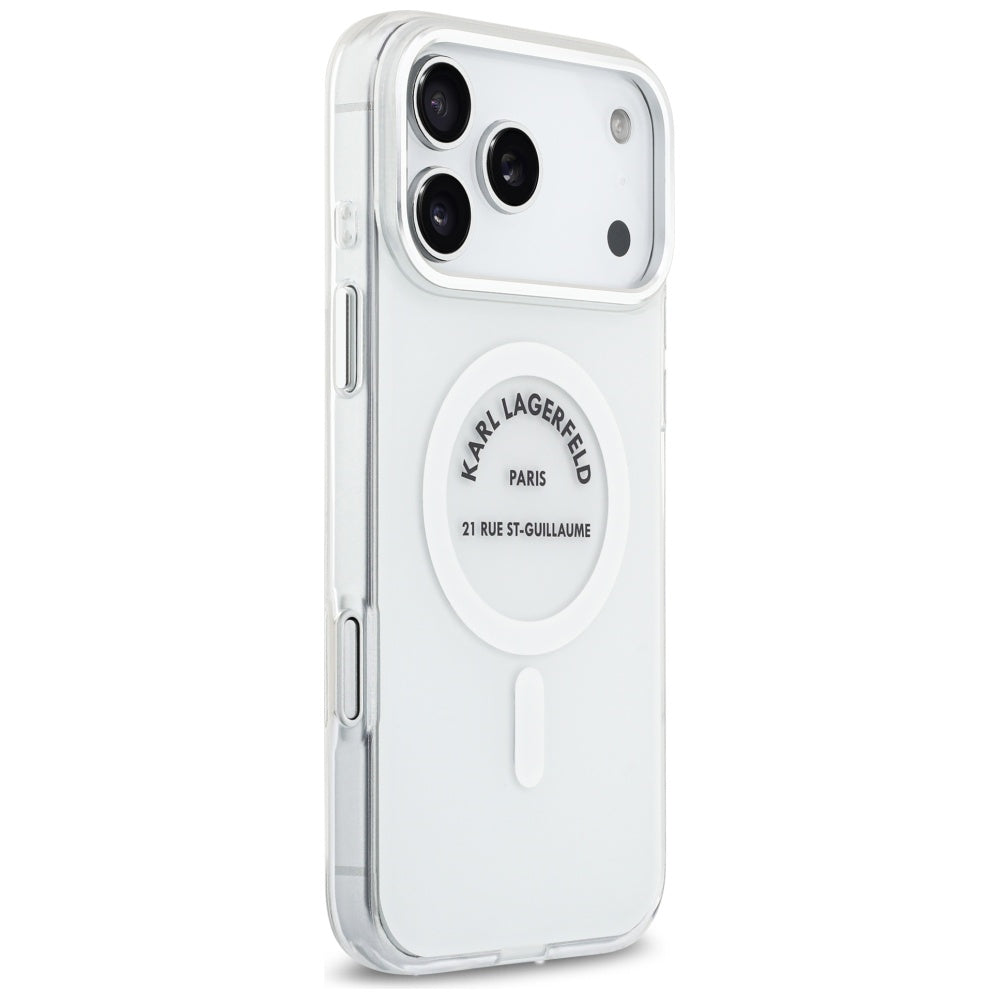 Futrola MagSafe za Apple iPhone 17 Pro Max, Karl Lagerfeld, IML Logo RSG, Providna