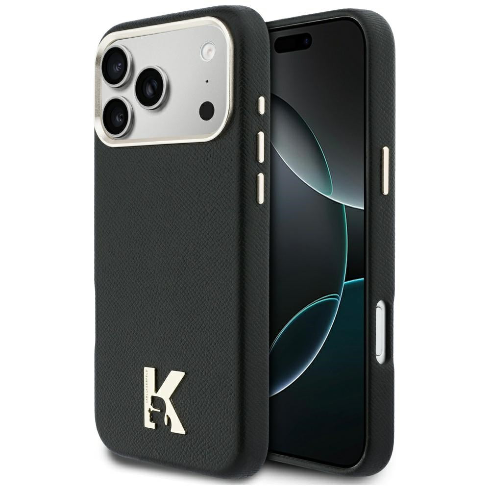 Futrola MagSafe za Apple iPhone 17 Pro Max, Karl Lagerfeld, Karl Head Logo, Crna