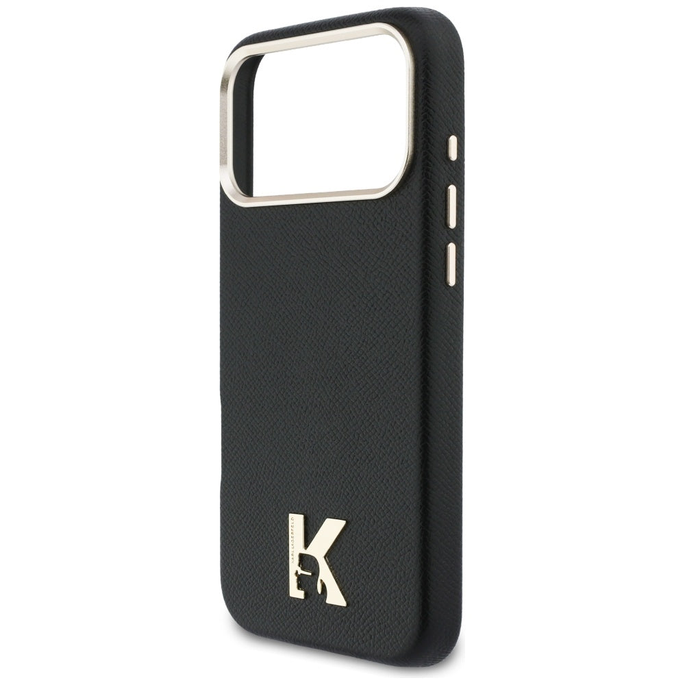 Futrola MagSafe za Apple iPhone 17 Pro Max, Karl Lagerfeld, Karl Head Logo, Crna