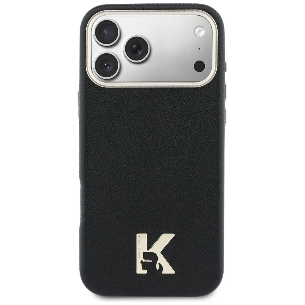 Futrola MagSafe za Apple iPhone 17 Pro Max, Karl Lagerfeld, Karl Head Logo, Crna