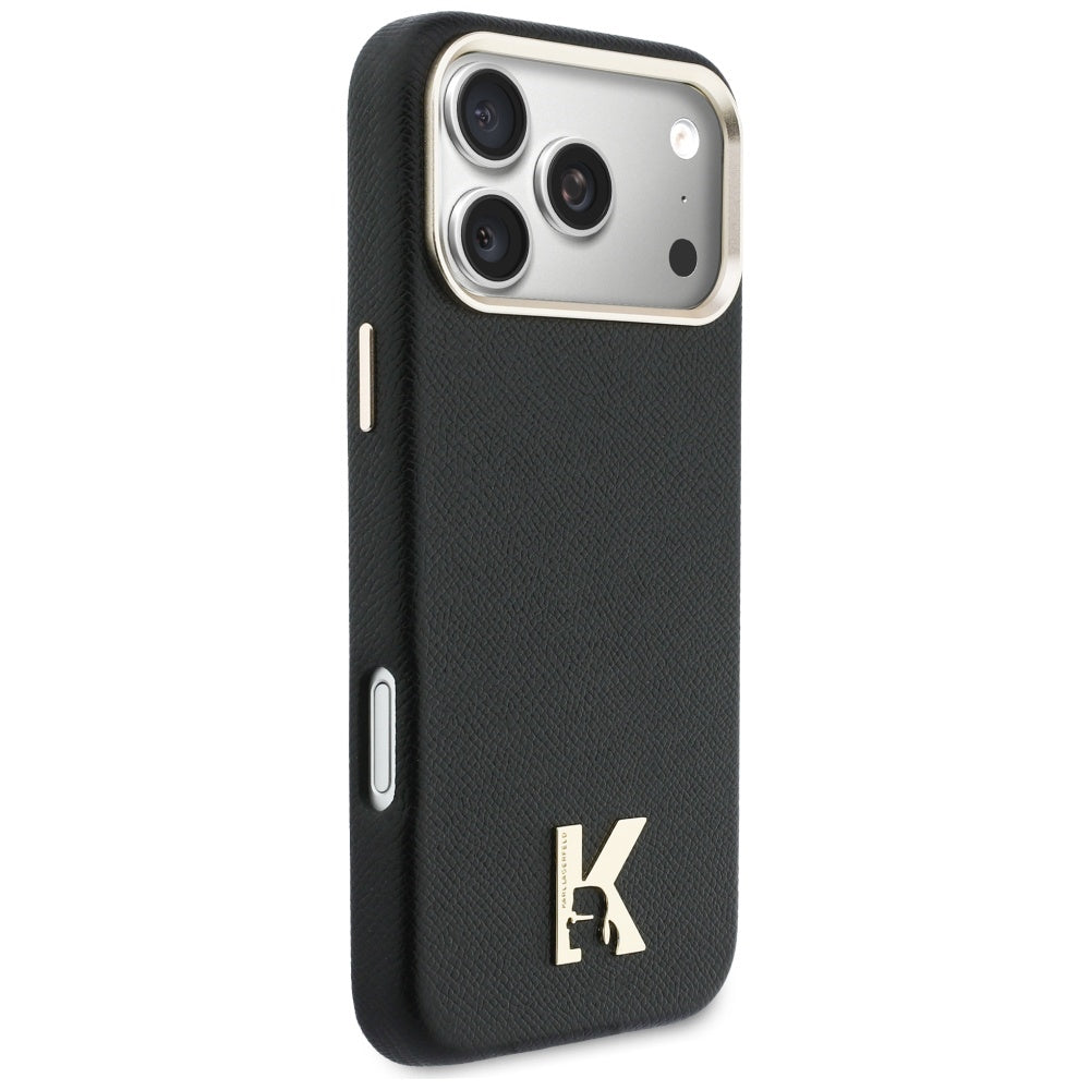 Futrola MagSafe za Apple iPhone 17 Pro Max, Karl Lagerfeld, Karl Head Logo, Crna