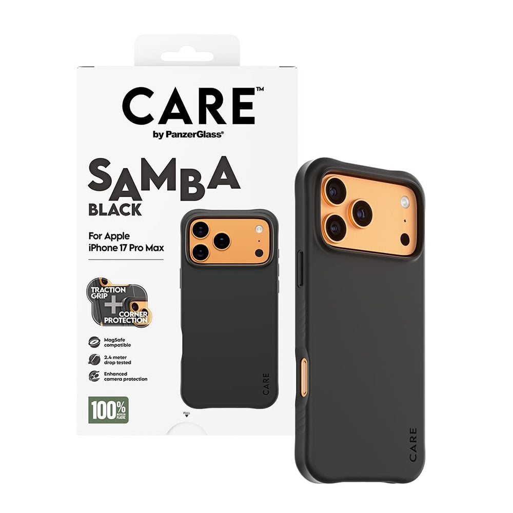 Futrola MagSafe za Apple iPhone 17 Pro Max, PanzerGlass, Care Fashionable, Crna