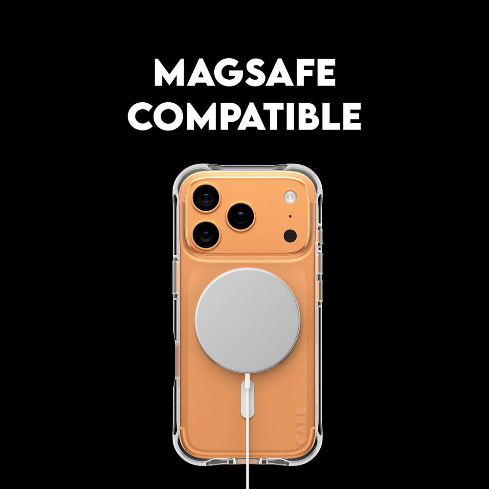 Futrola MagSafe za Apple iPhone 17 Pro Max, PanzerGlass, Care Fashionable, Transparent Bela