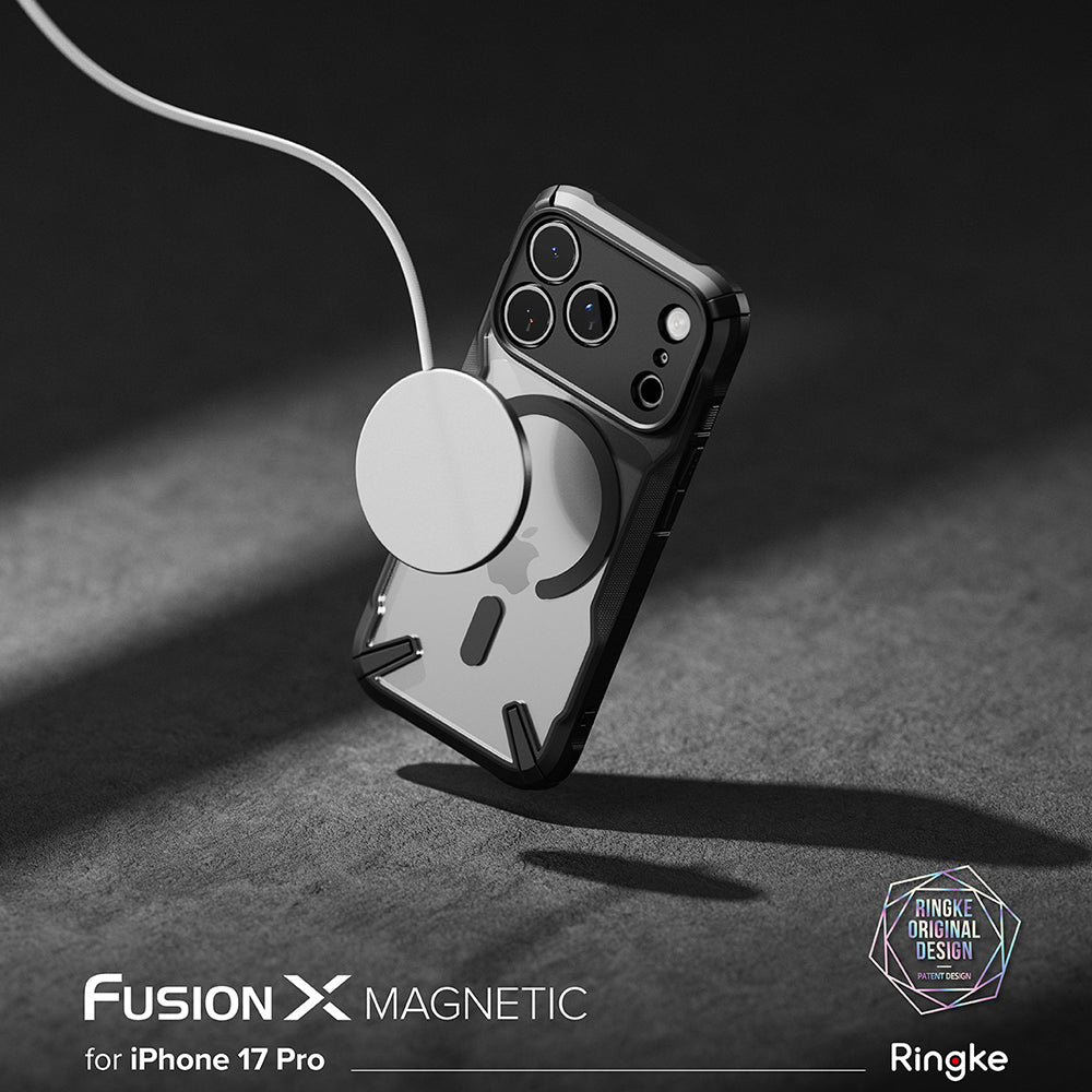 Futrola MagSafe za Apple iPhone 17 Pro Max, Ringke, Fusion X, Crna