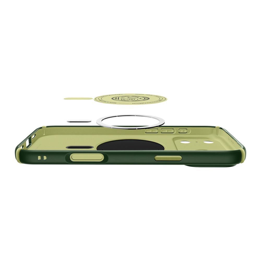 Husa MagSafe za Apple iPhone 17 Pro Max, Spigen, Caseology Nano Pop Hybrid, Zelena ACS11148