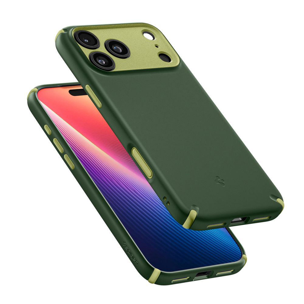 Husa MagSafe za Apple iPhone 17 Pro Max, Spigen, Caseology Nano Pop Hybrid, Zelena ACS11148