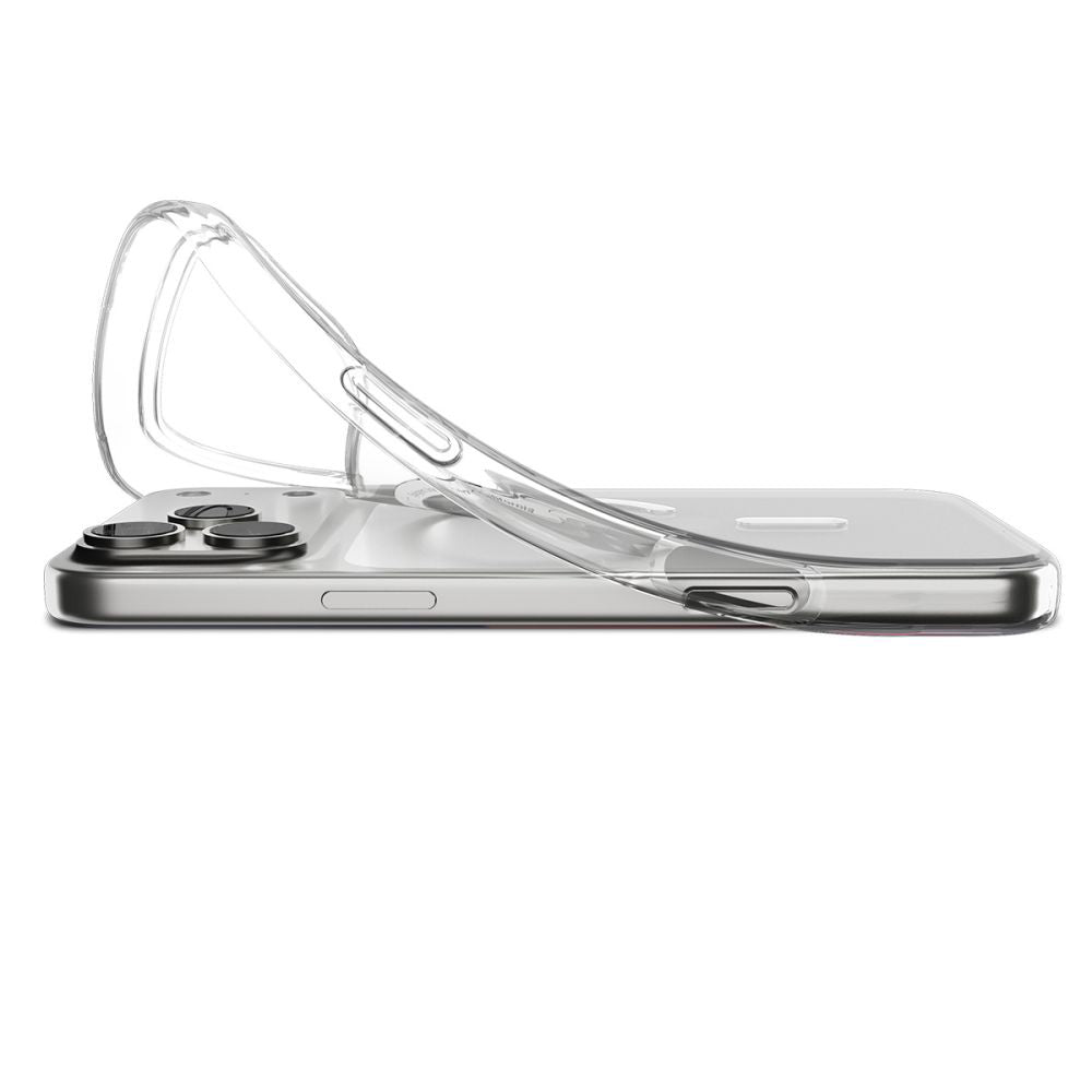 Husa MagSafe za Apple iPhone 17 Pro Max, Spigen, Liquid Crystal, Bela ACS10394