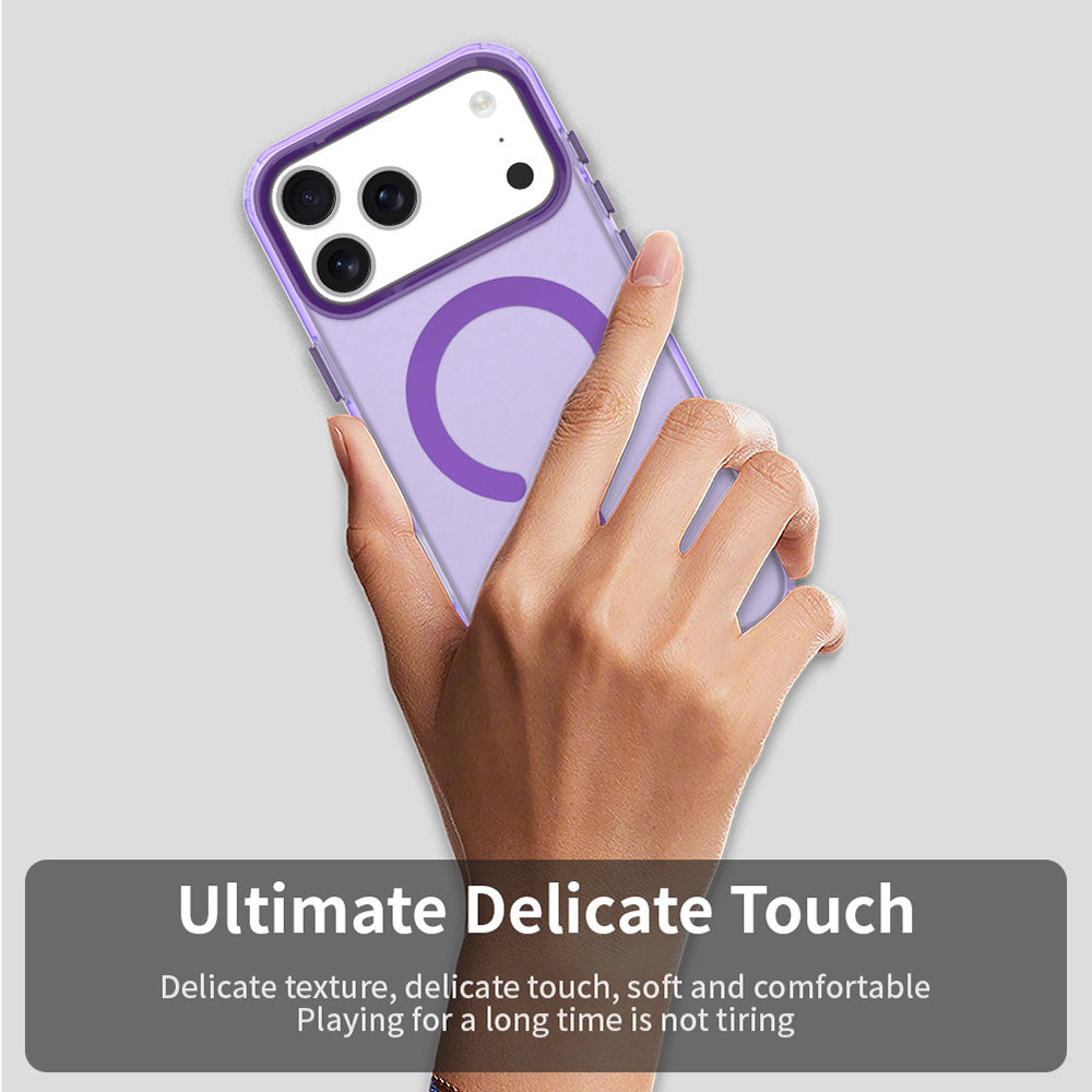 Futrola MagSafe za Apple iPhone 17 Pro Max, Techsuit, CandyCase, Ljubičasta