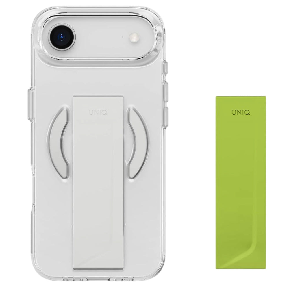Futrola MagSafe za Apple iPhone 17 Pro Max, UNIQ, Heldro Air MagClick, Transparent Siva