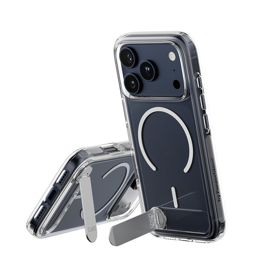 Futrola MagSafe za Apple iPhone 17 Pro, PanzerGlass, sa karakteristikom postolja, Transparentna