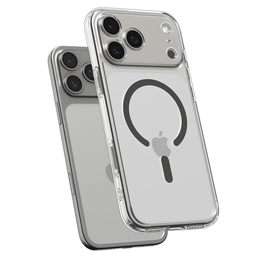 Futrola MagSafe za Apple iPhone 17 Pro, Spigen, Ultra Hybrid, Siva ACS10347