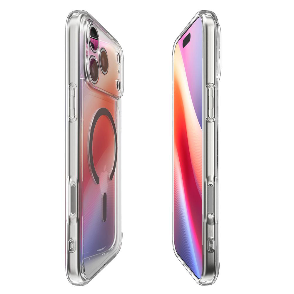 Futrola MagSafe za Apple iPhone 17 Pro, Spigen, Ultra Hybrid, Siva ACS10347