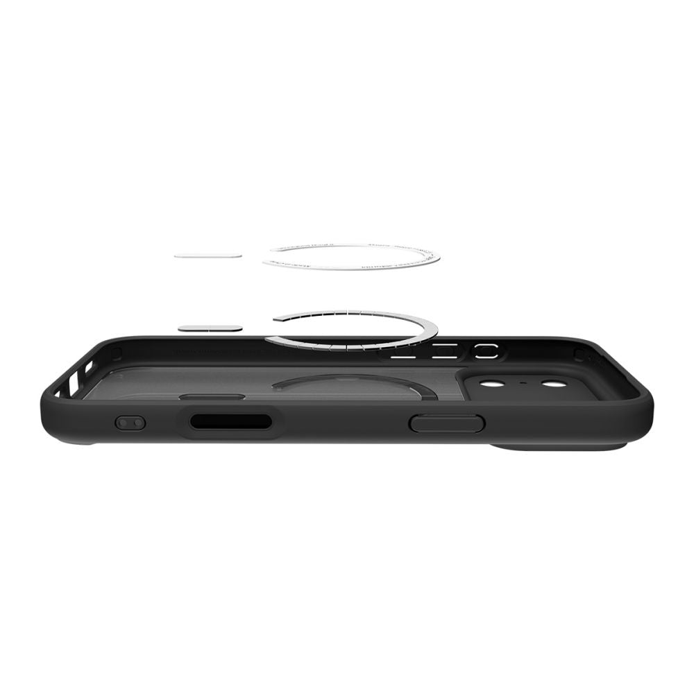 Futrola MagSafe za Apple iPhone 17 Pro, Spigen, Ultra Hybrid, Crna Satin ACS10349
