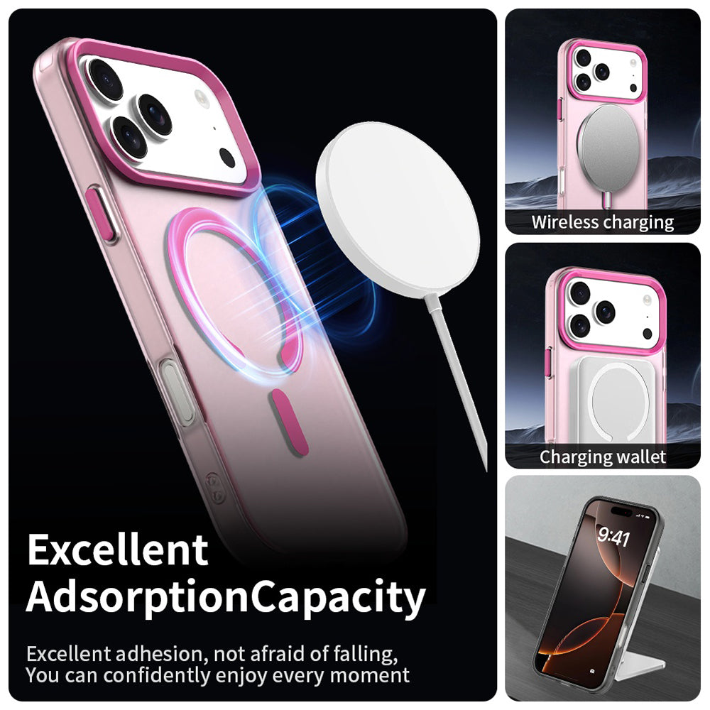 Futrola MagSafe za Apple iPhone 17 Pro, Techsuit, CandyCase, Roze