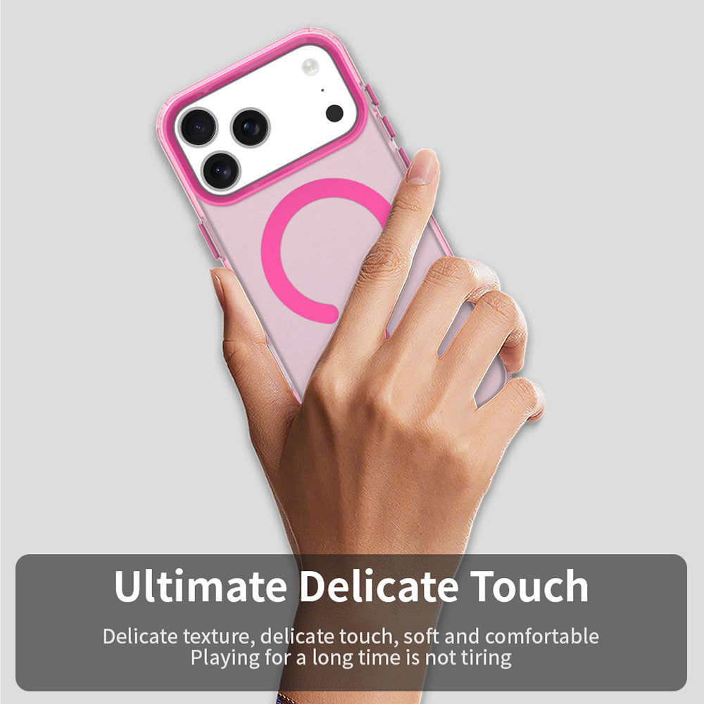 Futrola MagSafe za Apple iPhone 17 Pro, Techsuit, CandyCase, Roze