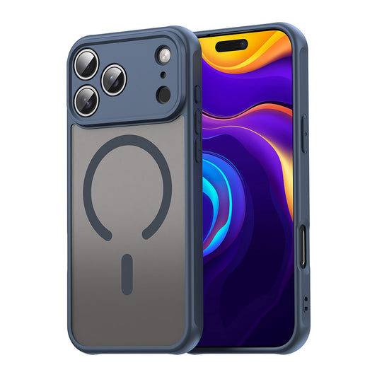 Futrola MagSafe za Apple iPhone 17 Pro, Techsuit, HaloFrost II, Tamnoplava