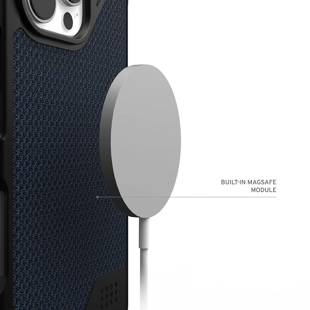 Futrola MagSafe za Apple iPhone 17 Pro, Urban Armor Gear, Metropolis LT Kevlar, Tamnoplava