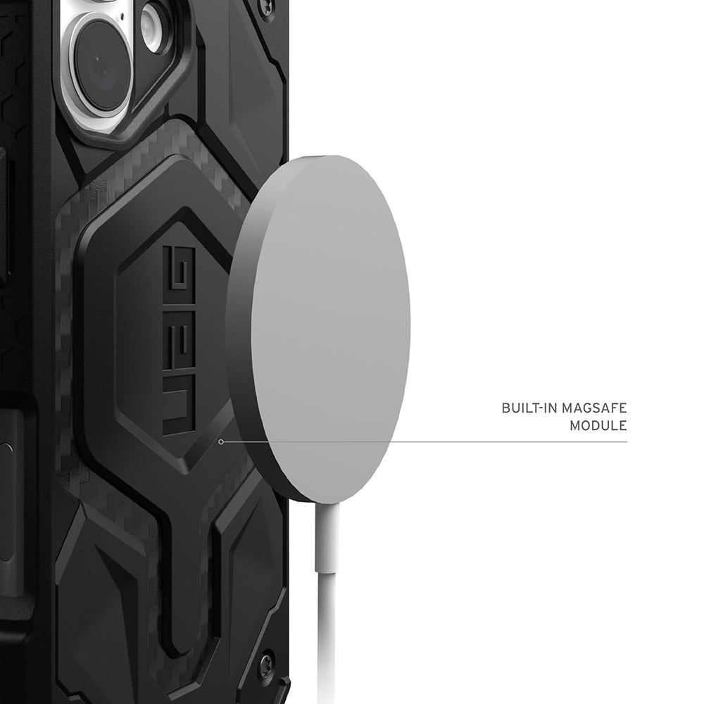 Futrola MagSafe za Apple iPhone 17 Pro, Urban Armor Gear, Monarch Pro Carbon, Crna