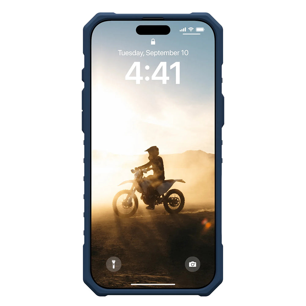 Futrola MagSafe za Apple iPhone 17 Pro, Urban Armor Gear, Pathfinder Clear with Lanyard, Plava