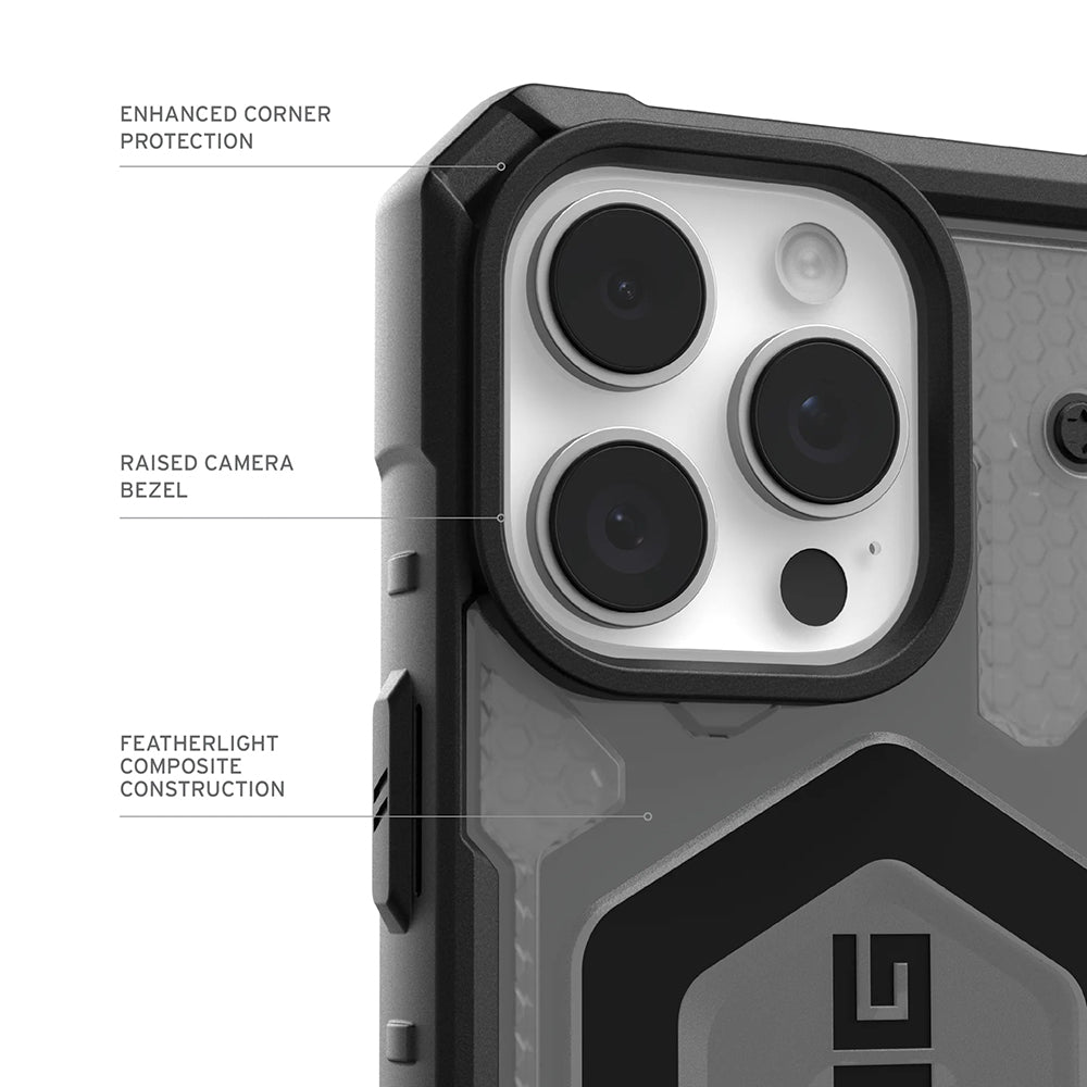 Futrola MagSafe za Apple iPhone 17 Pro, Urban Armor Gear, Pathfinder Clear, Siva