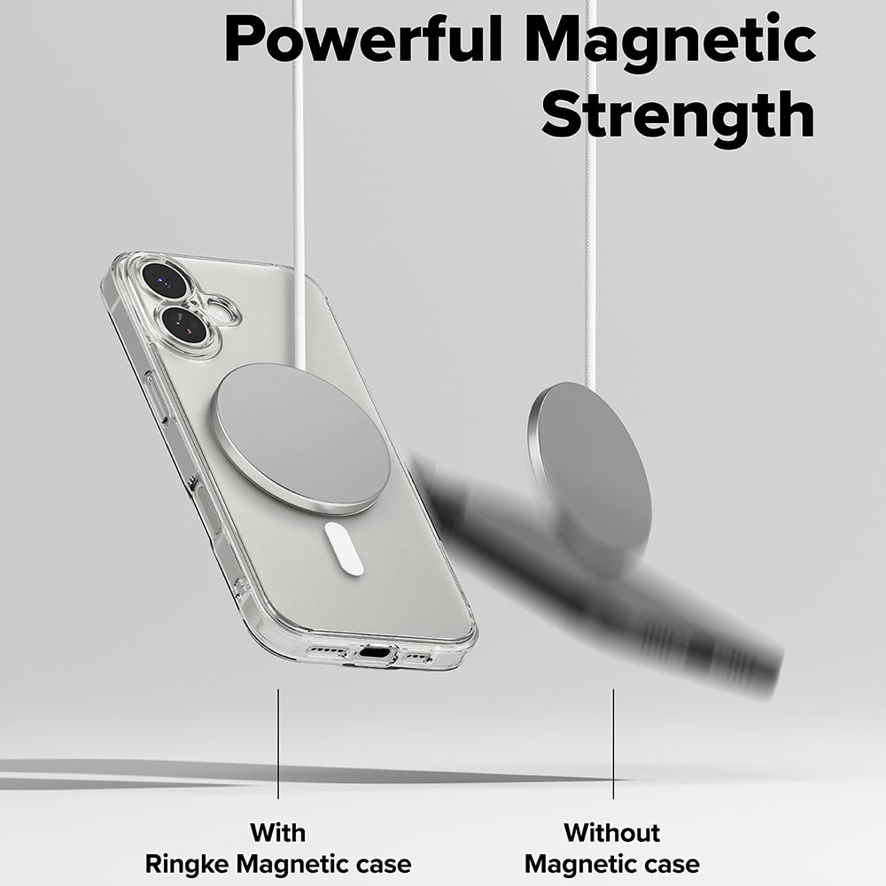 Futrola MagSafe za Apple iPhone 17, Ringke, Fusion, Mat Transparent