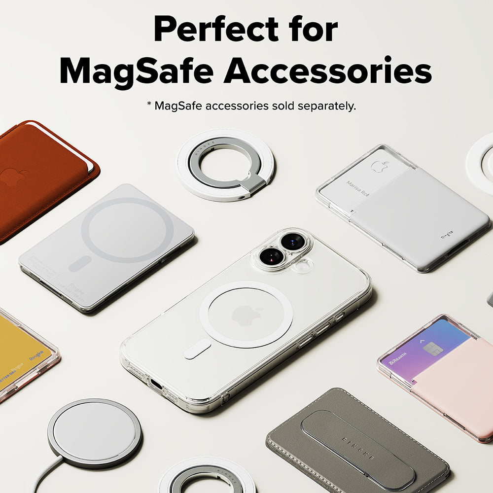 Futrola MagSafe za Apple iPhone 17, Ringke, Fusion, Mat Transparent