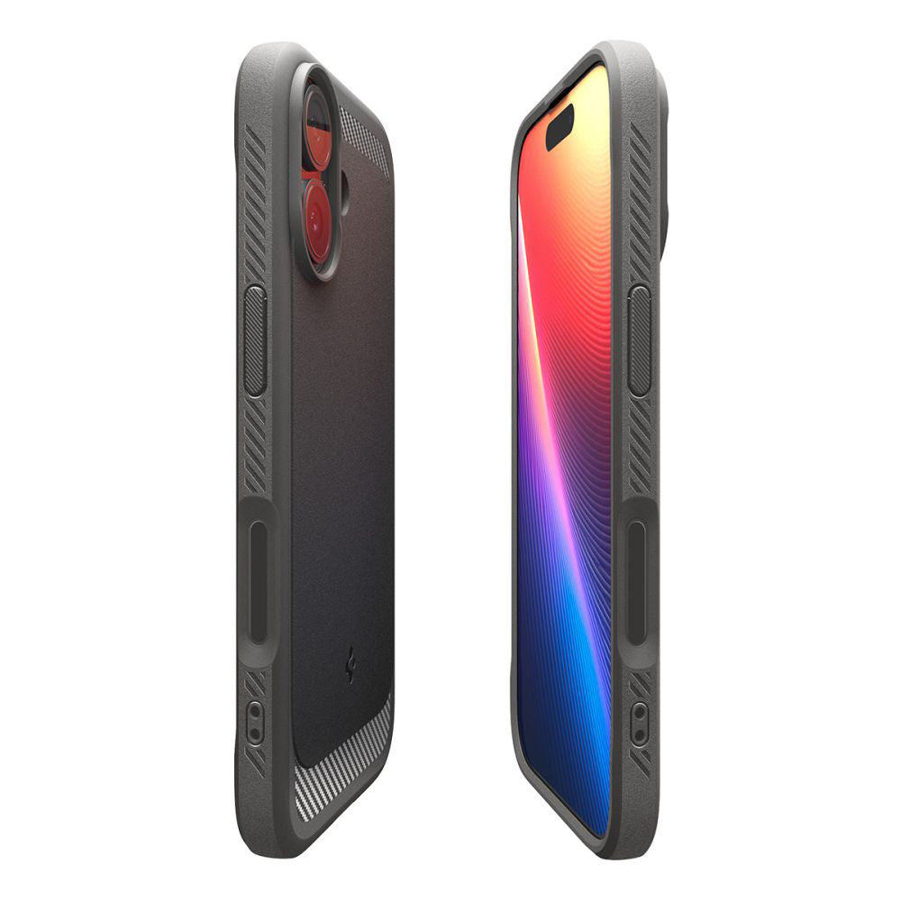 MagSafe futrola za Apple iPhone 17, Spigen, Rugged Armor, Siva ACS10368