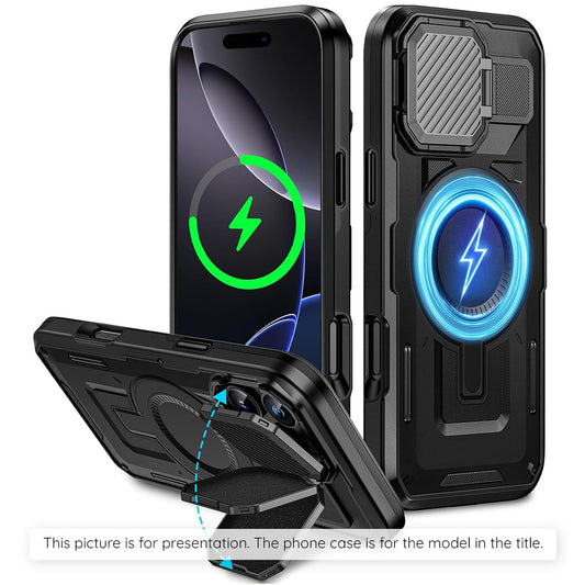 Futrola MagSafe za Apple iPhone 17, Techsuit, CamVault, Crna