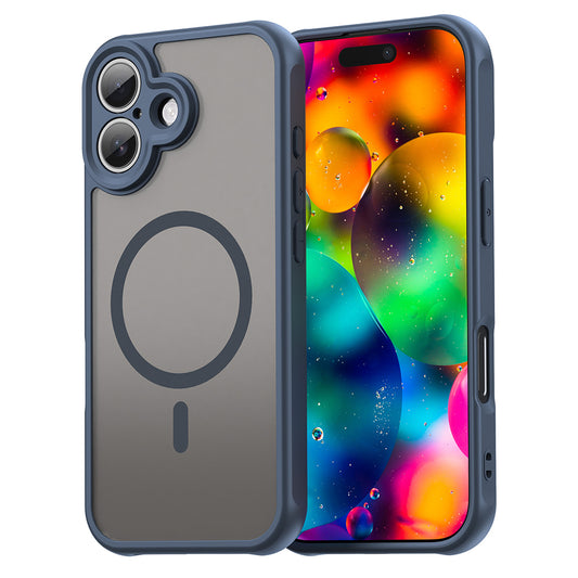 Futrola MagSafe za Apple iPhone 17, Techsuit, HaloFrost II, Tamnoplava